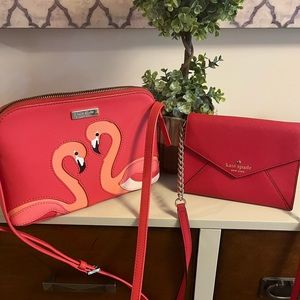 Set of two Kate Spade clutch purses